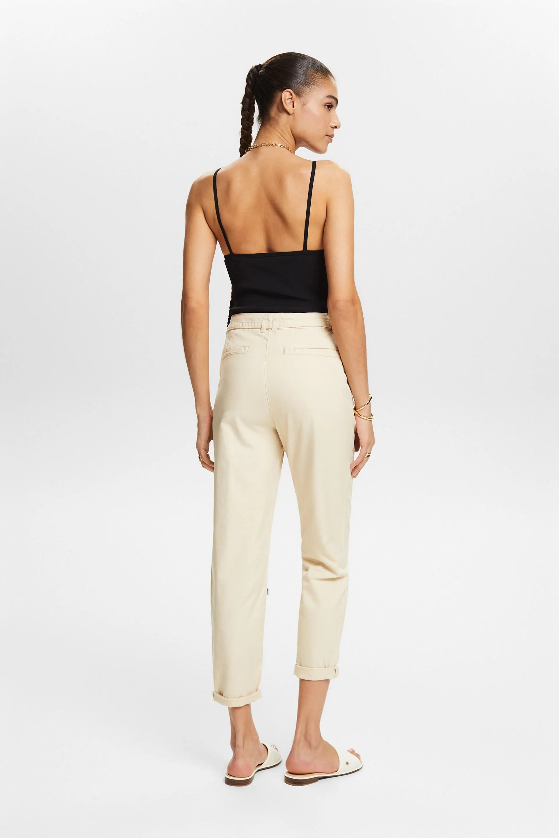 Pantaloni chino con cintura