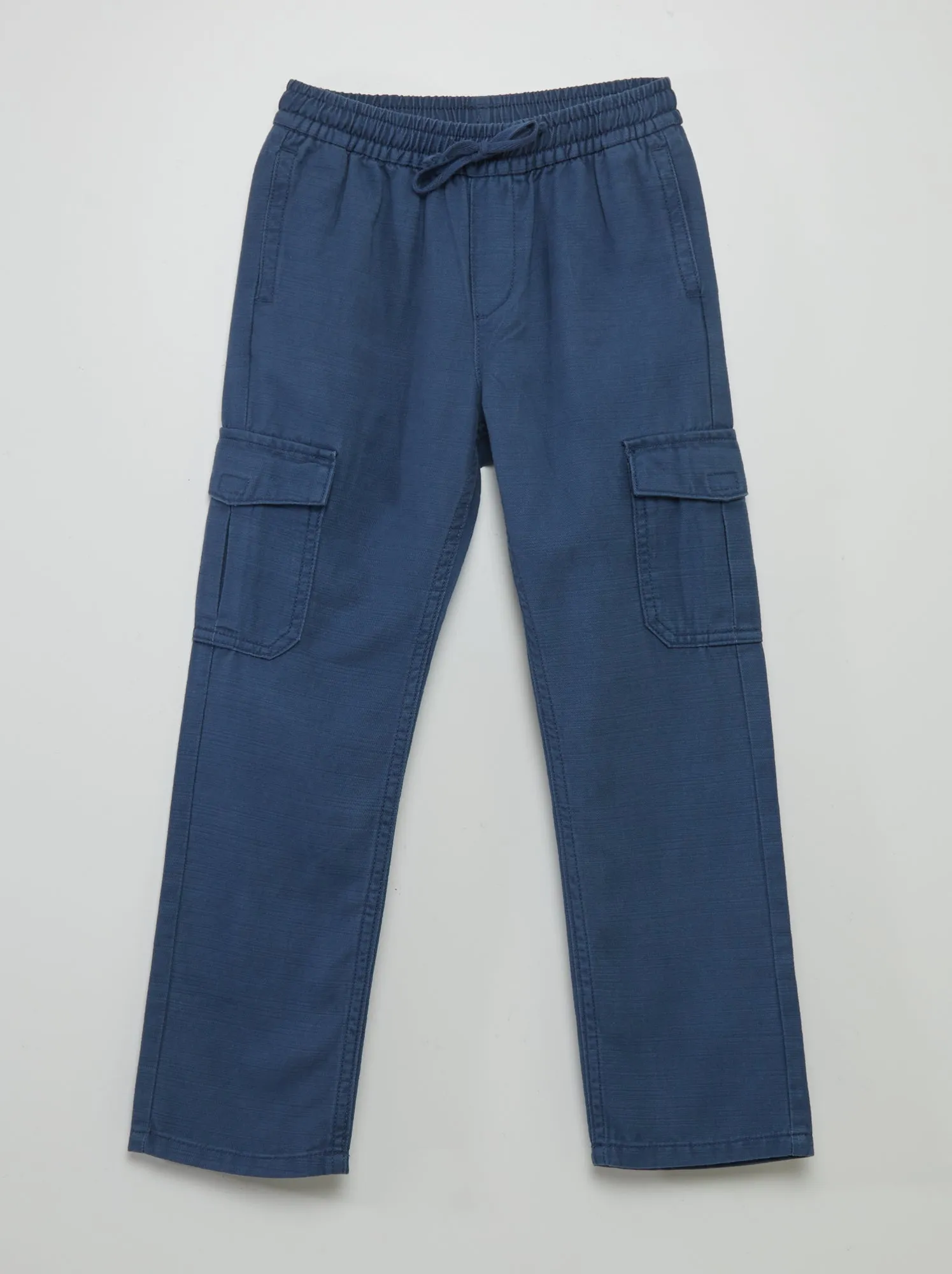 Pantaloni con tasche con patta - BLU