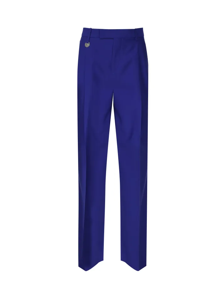 PANTALONI IN LANA CON CIONDOLO DECORATIVO