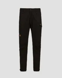 Pantaloni neri da trekking da uomo Fjallraven Kaipak Trousers M