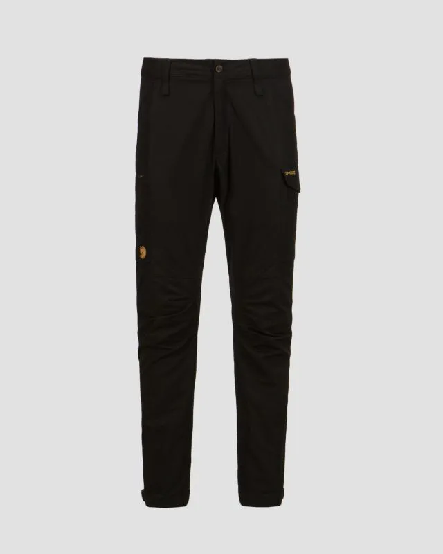 Pantaloni neri da trekking da uomo Fjallraven Kaipak Trousers M