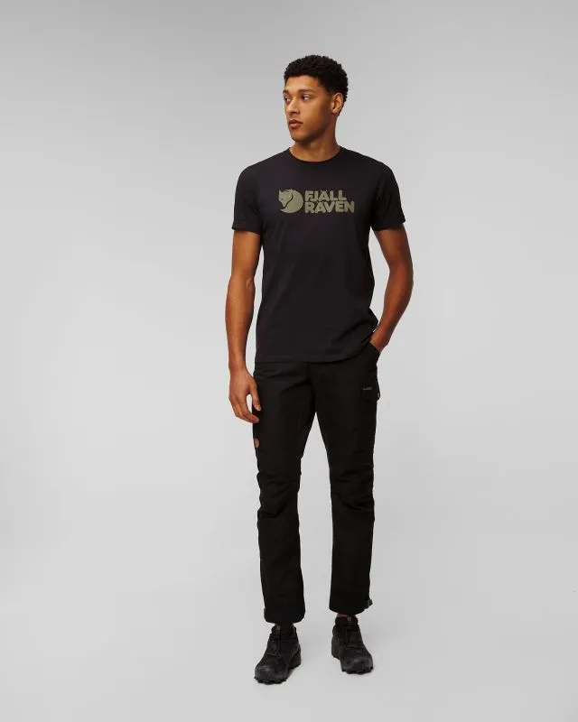 Pantaloni neri da trekking da uomo Fjallraven Kaipak Trousers M