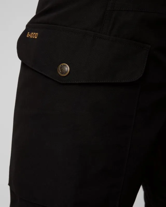 Pantaloni neri da trekking da uomo Fjallraven Kaipak Trousers M