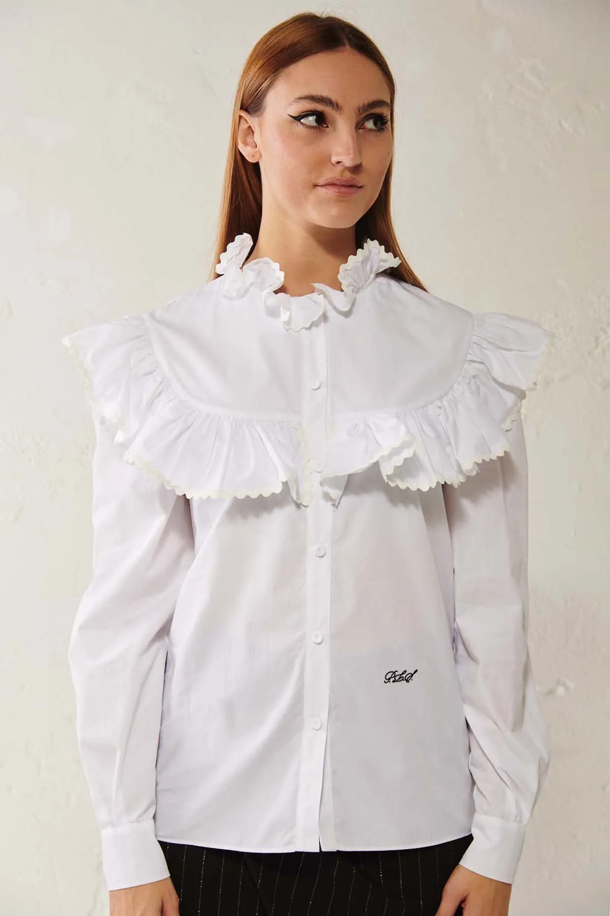 PHILOSOPHY di Lorenzo Serafini Camicia con rouches