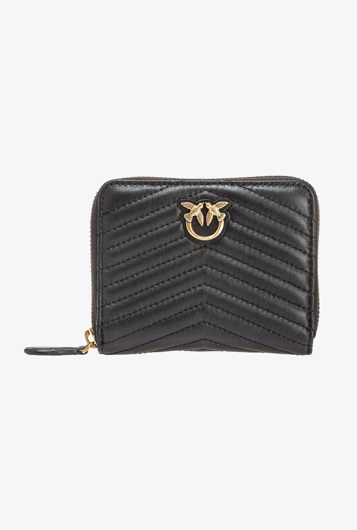 Pinko Zip Around Square Wallet / Black