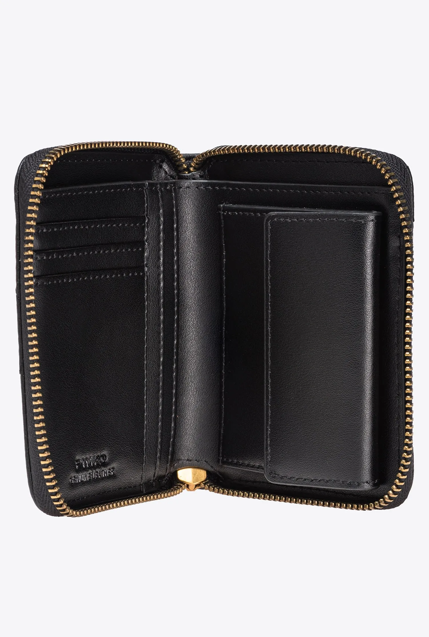 Pinko Zip Around Square Wallet / Black