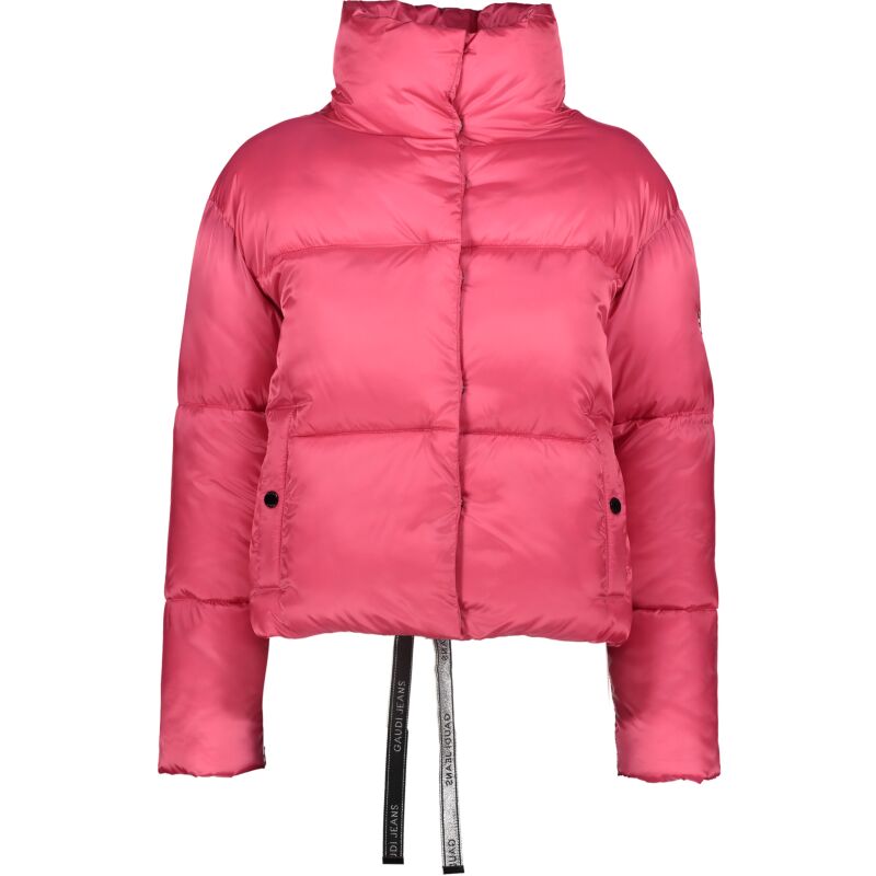 Piumino con trapuntatura a righe