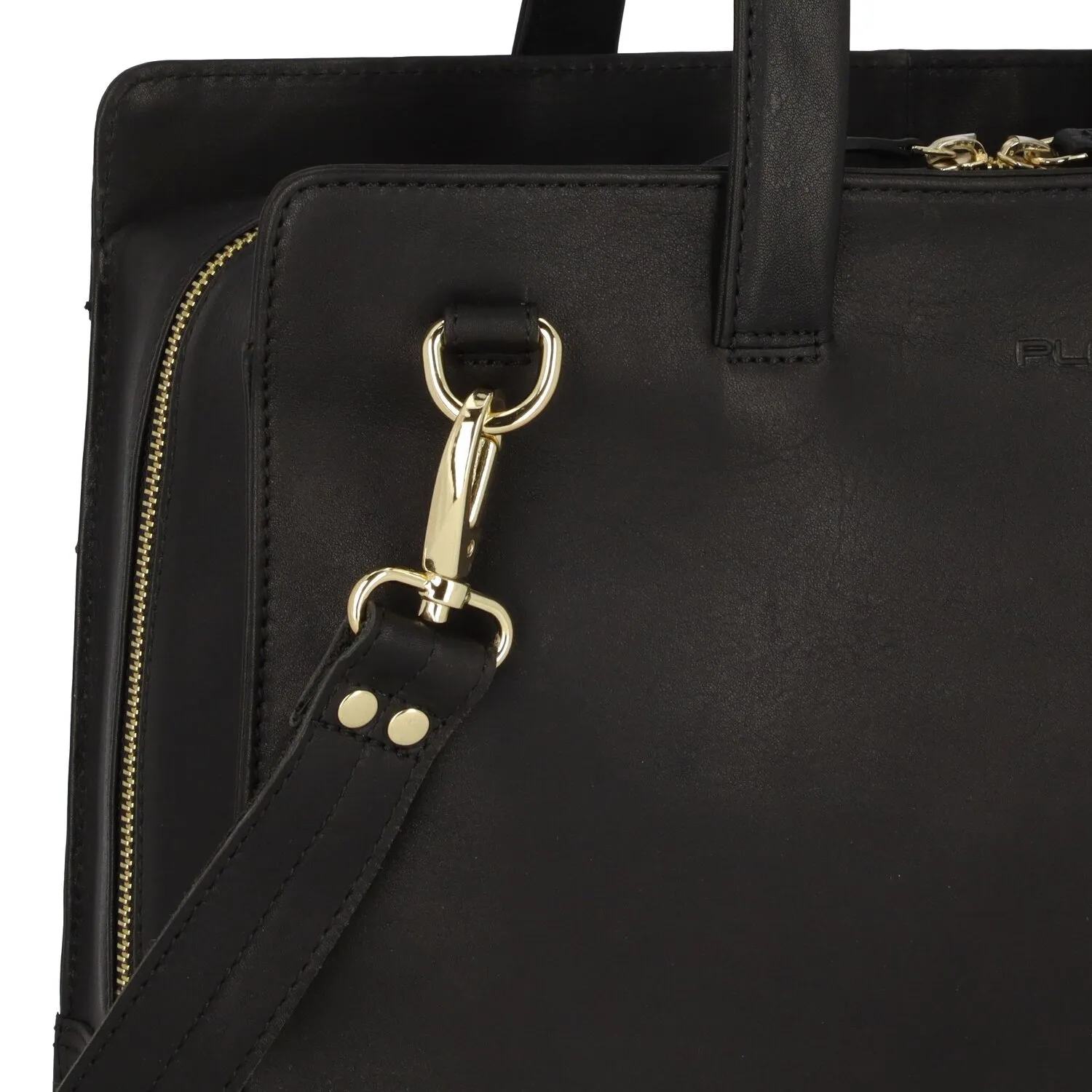 Plevier Pharos Valigetta Pelle 37.5 cm Scomparto per laptop