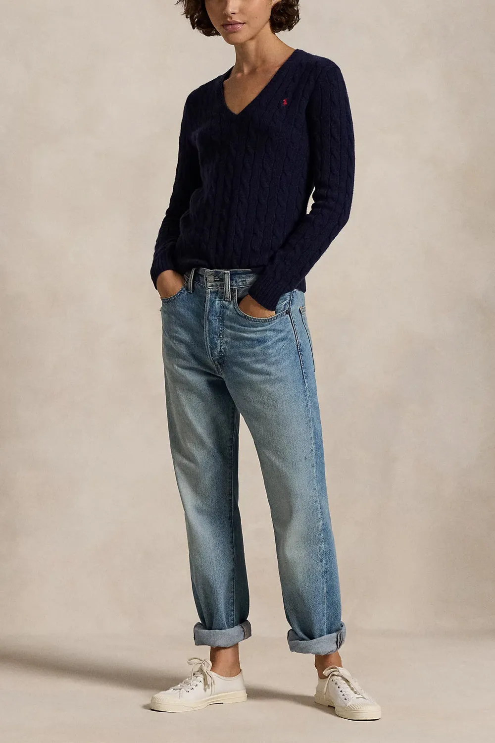 POLO RALPH LAUREN Maglia Kimberly in lana e cashmere