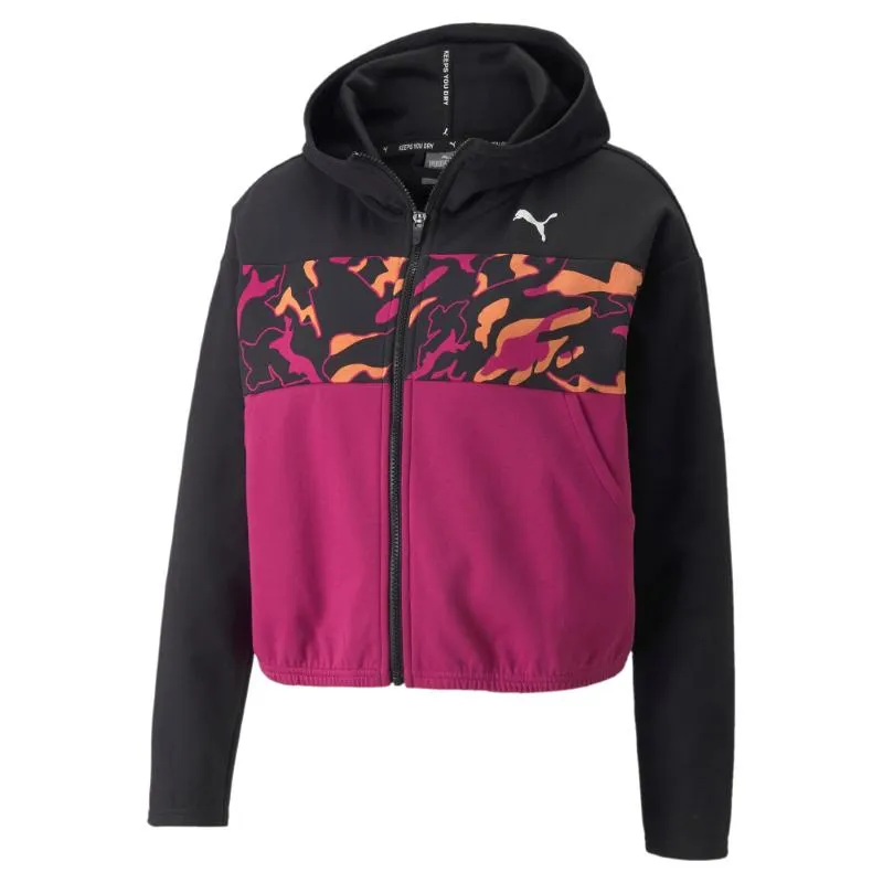 PUMA MODERN SPORTS AOP FULL ZIP HOODIE W