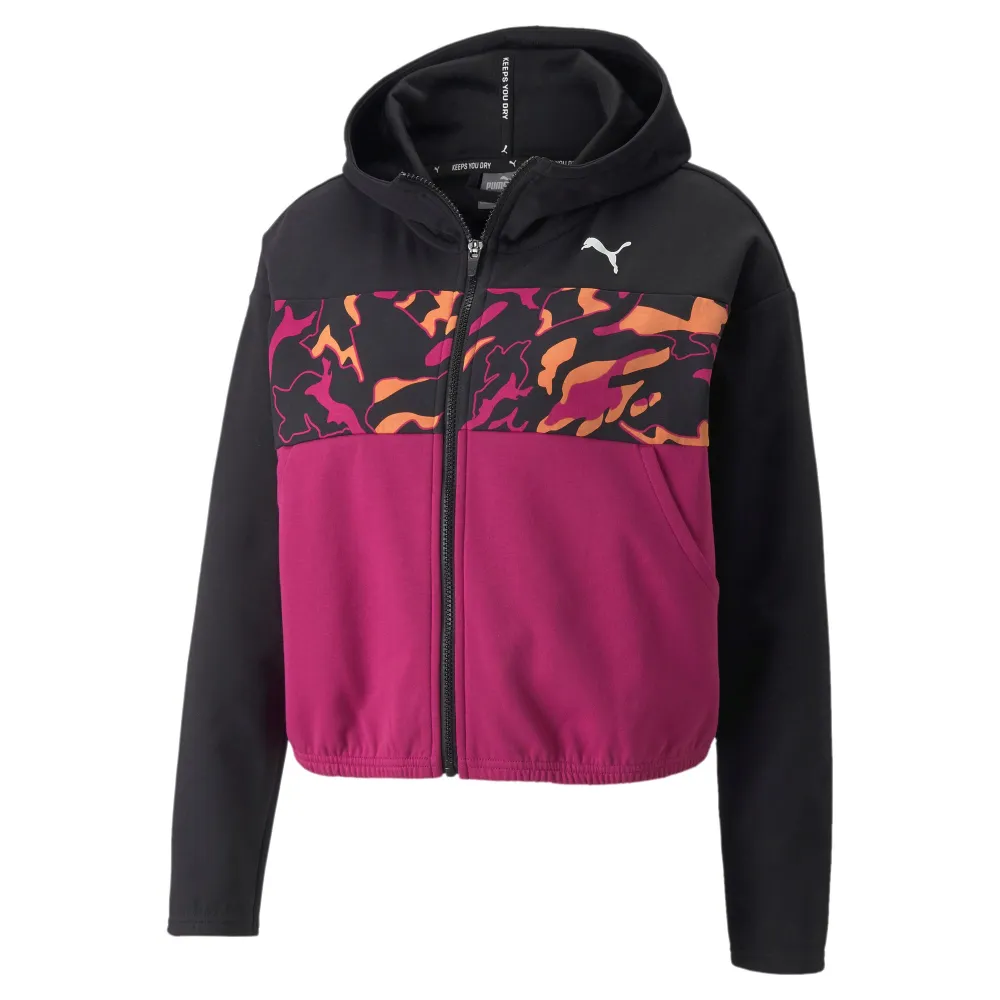 PUMA MODERN SPORTS AOP FULL ZIP HOODIE W