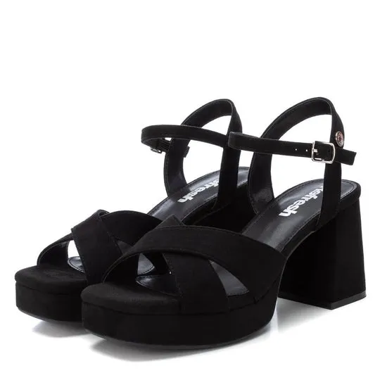 REFRESH Sandalo Tacco Medio Donna - 171944 Nero  