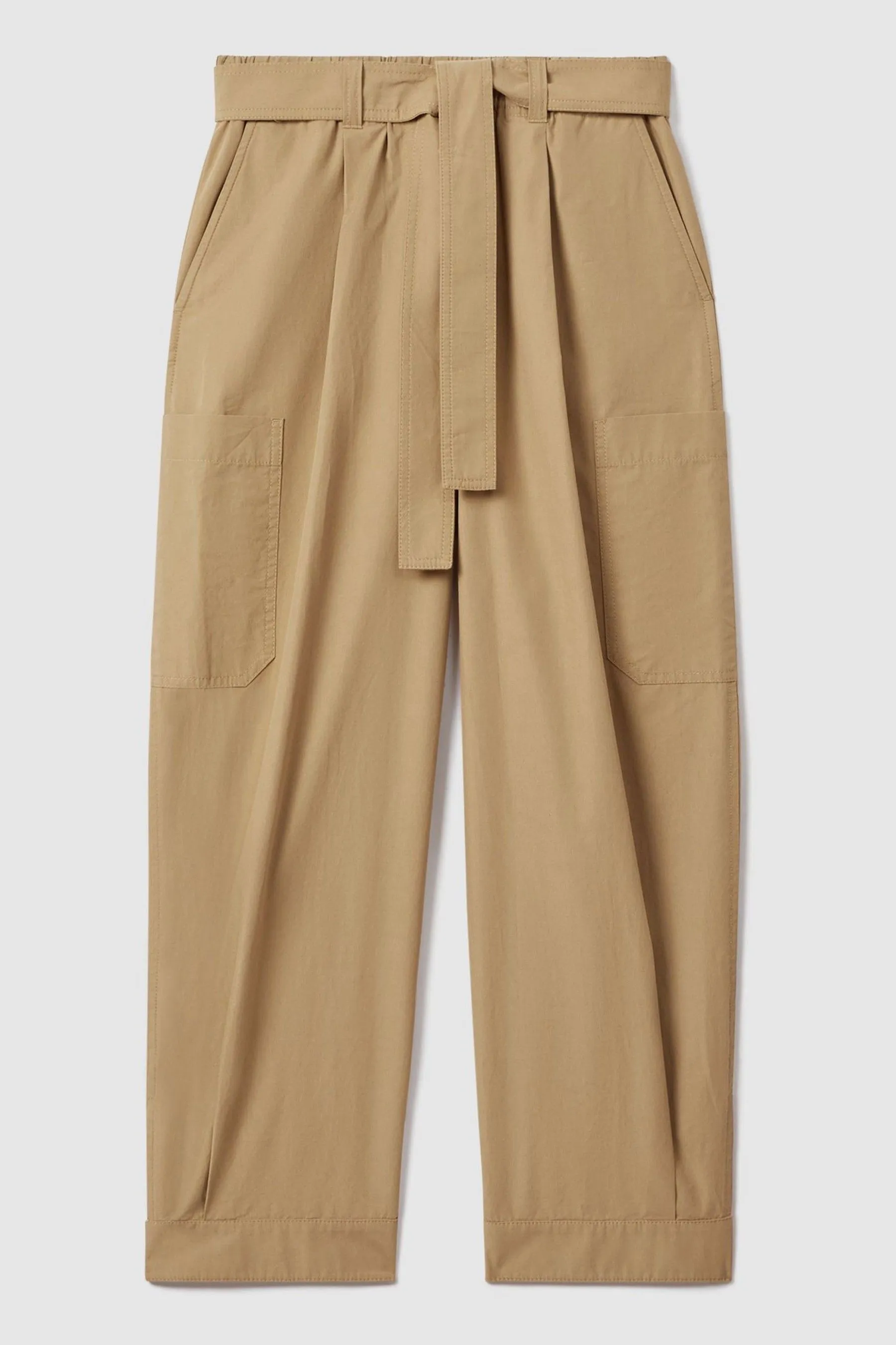 Reiss - Delia - Pantaloni paracadutista in cotone stretti in fondo    