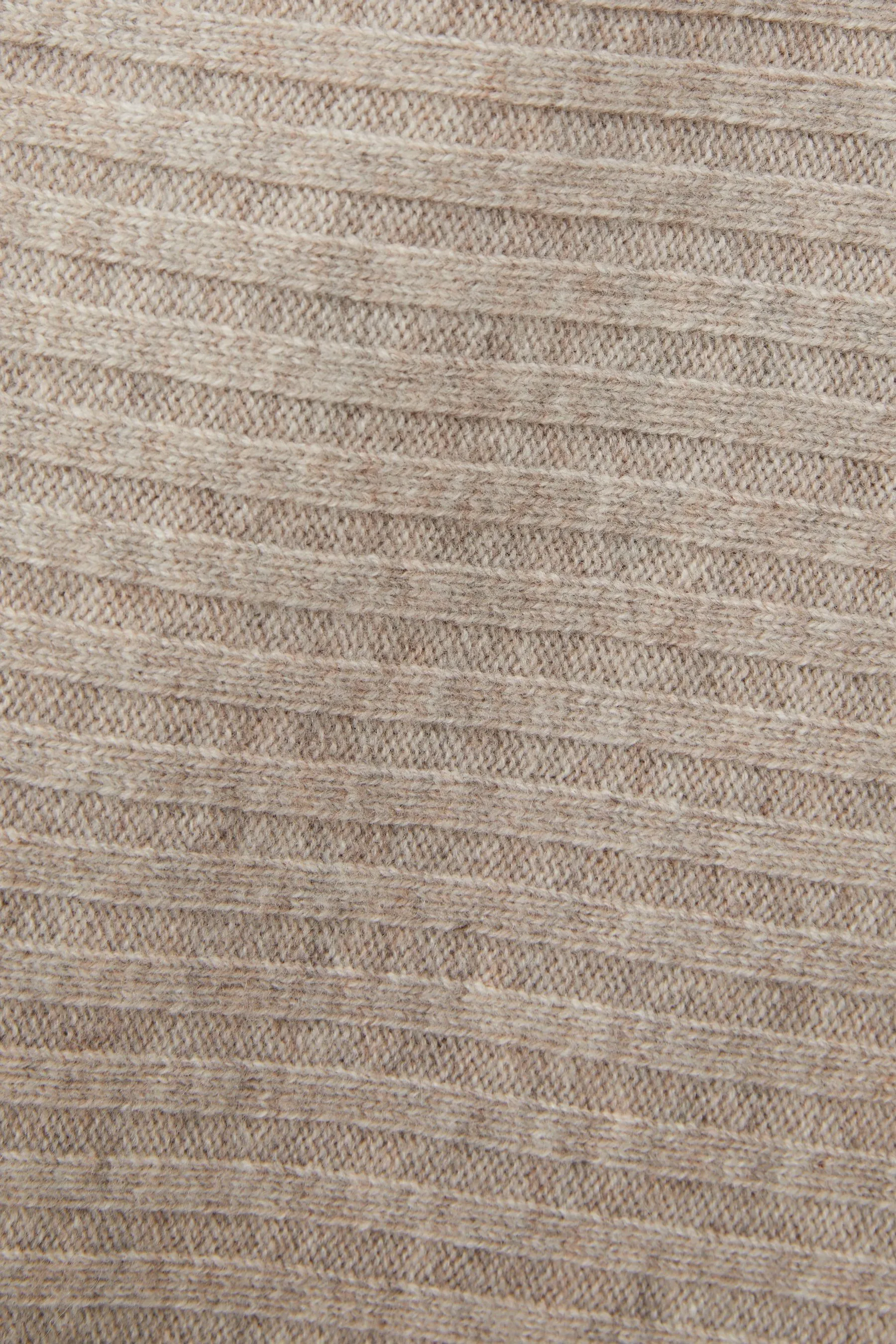 Reiss Nelly Wool-Cashmere Off-The-Shoulder Draped Jumper    