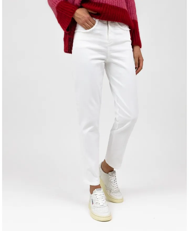 Rialto 48 - Pantalone Giglio Bianco Donna