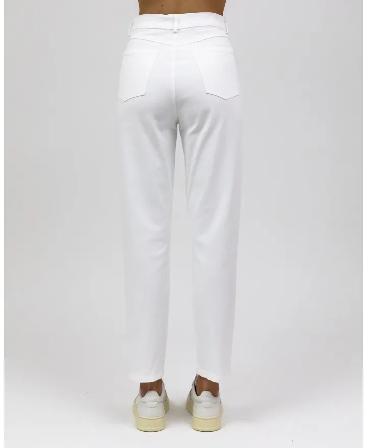 Rialto 48 - Pantalone Giglio Bianco Donna