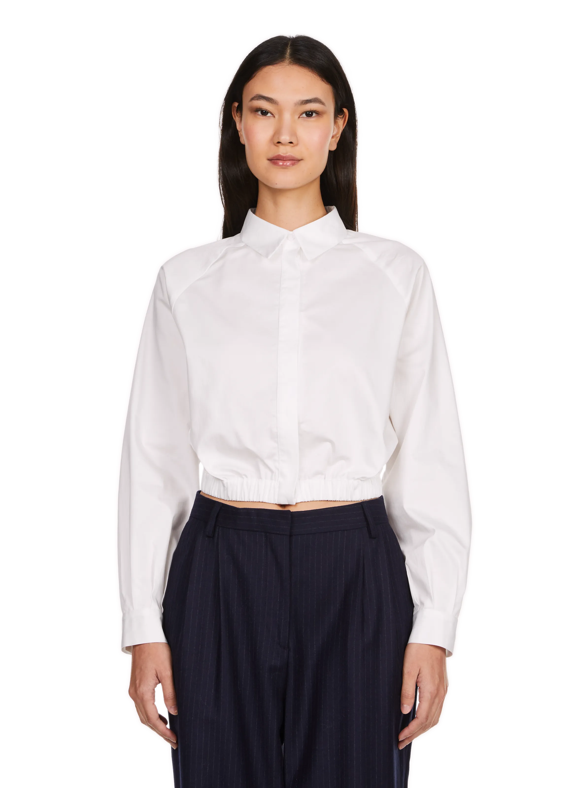  SAISON 1865   USHO - Camicia corta in cotone | Bianco