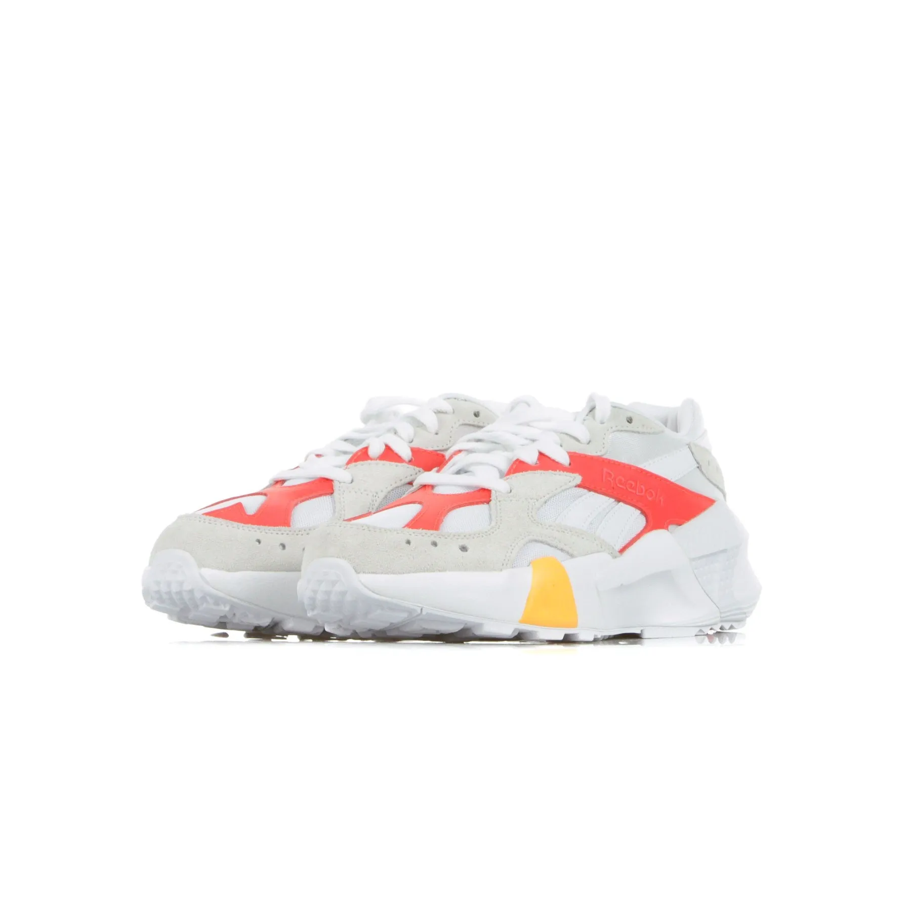 Scarpa Bassa Uomo Aztrek Double 93 White/true Grey/red/gold