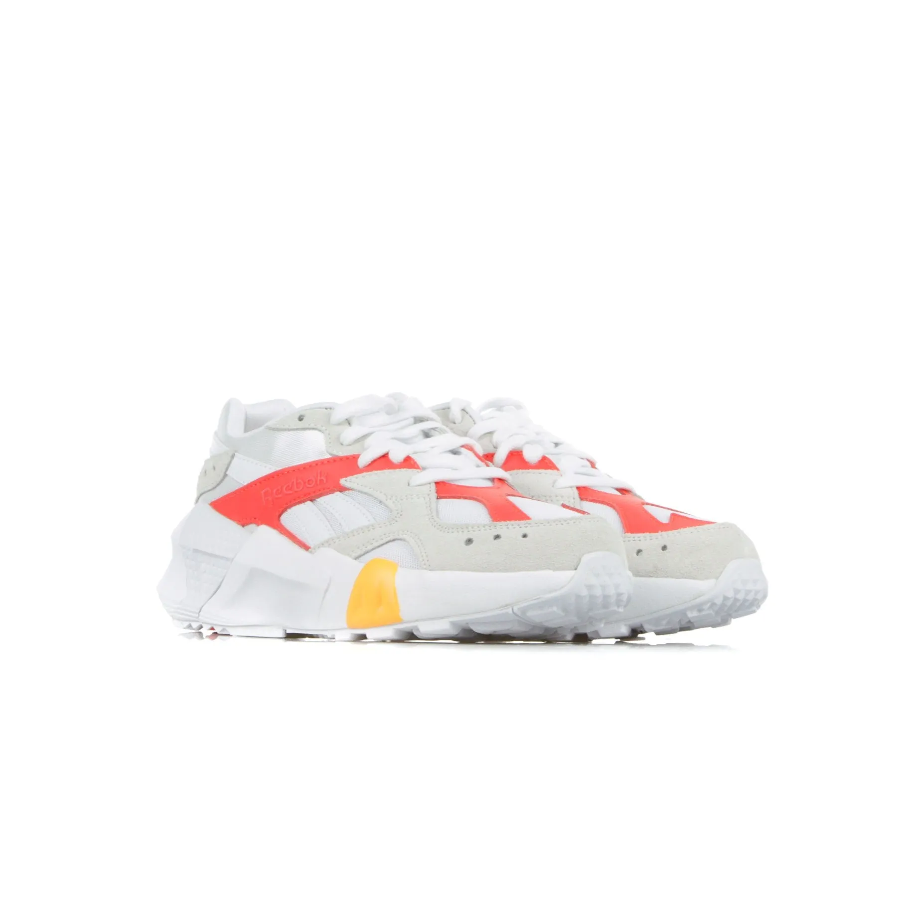 Scarpa Bassa Uomo Aztrek Double 93 White/true Grey/red/gold