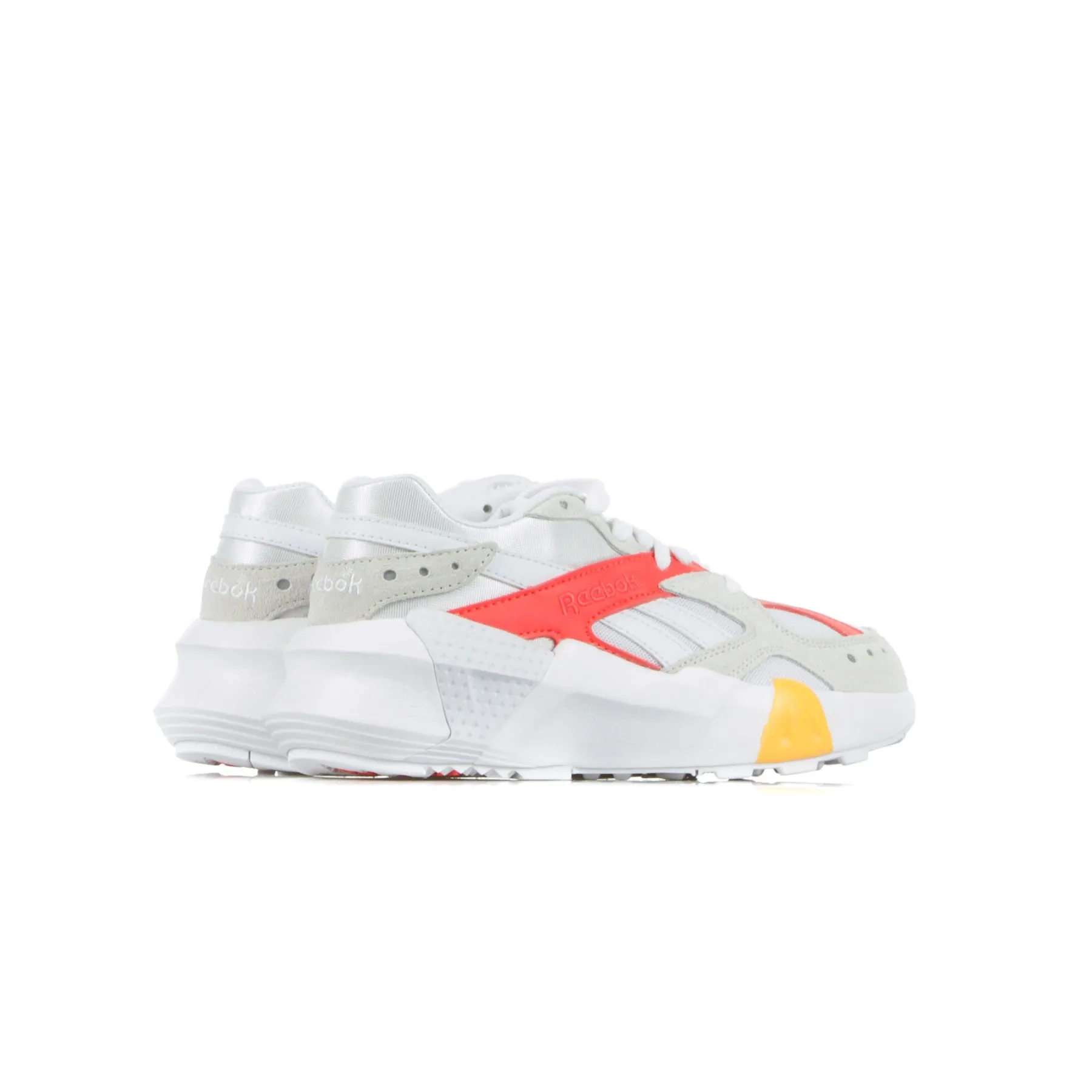 Scarpa Bassa Uomo Aztrek Double 93 White/true Grey/red/gold