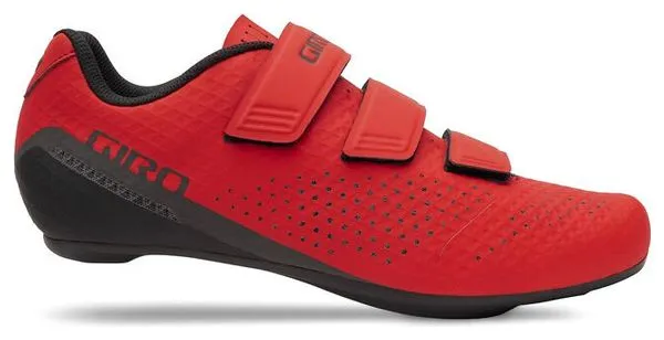Scarpe da strada rosse Giro STYLUS