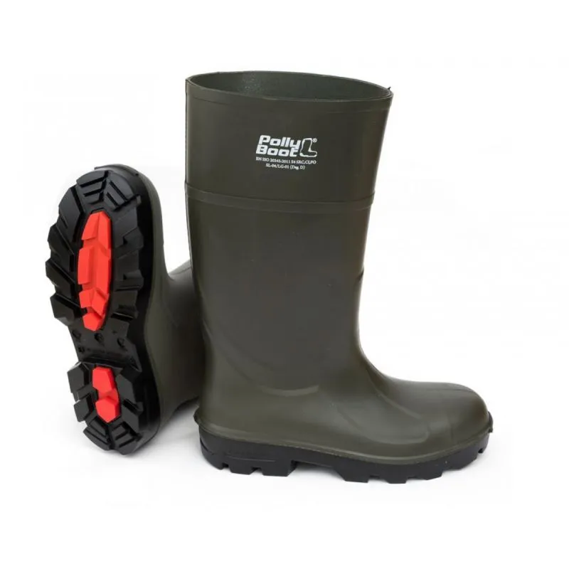Scarponcino antinfortunistico Pollyboot da  Unisex tg. 46, col. Verde/nero