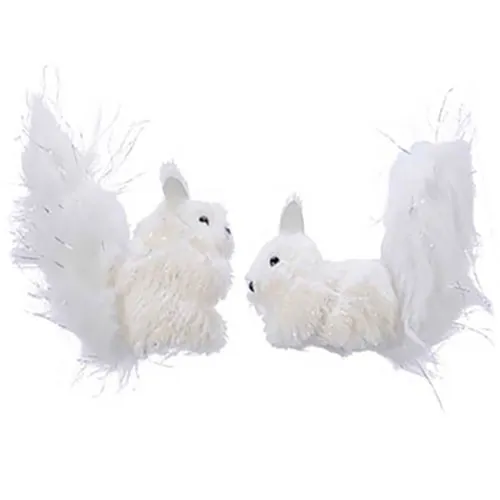 Scoiattolo bianco cm. 14