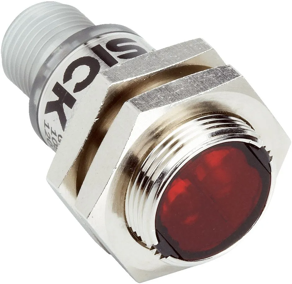 Sensore fotoelettrico Cilindrico SICK, Prossimità, rilevamento 115 mm, uscita PNP