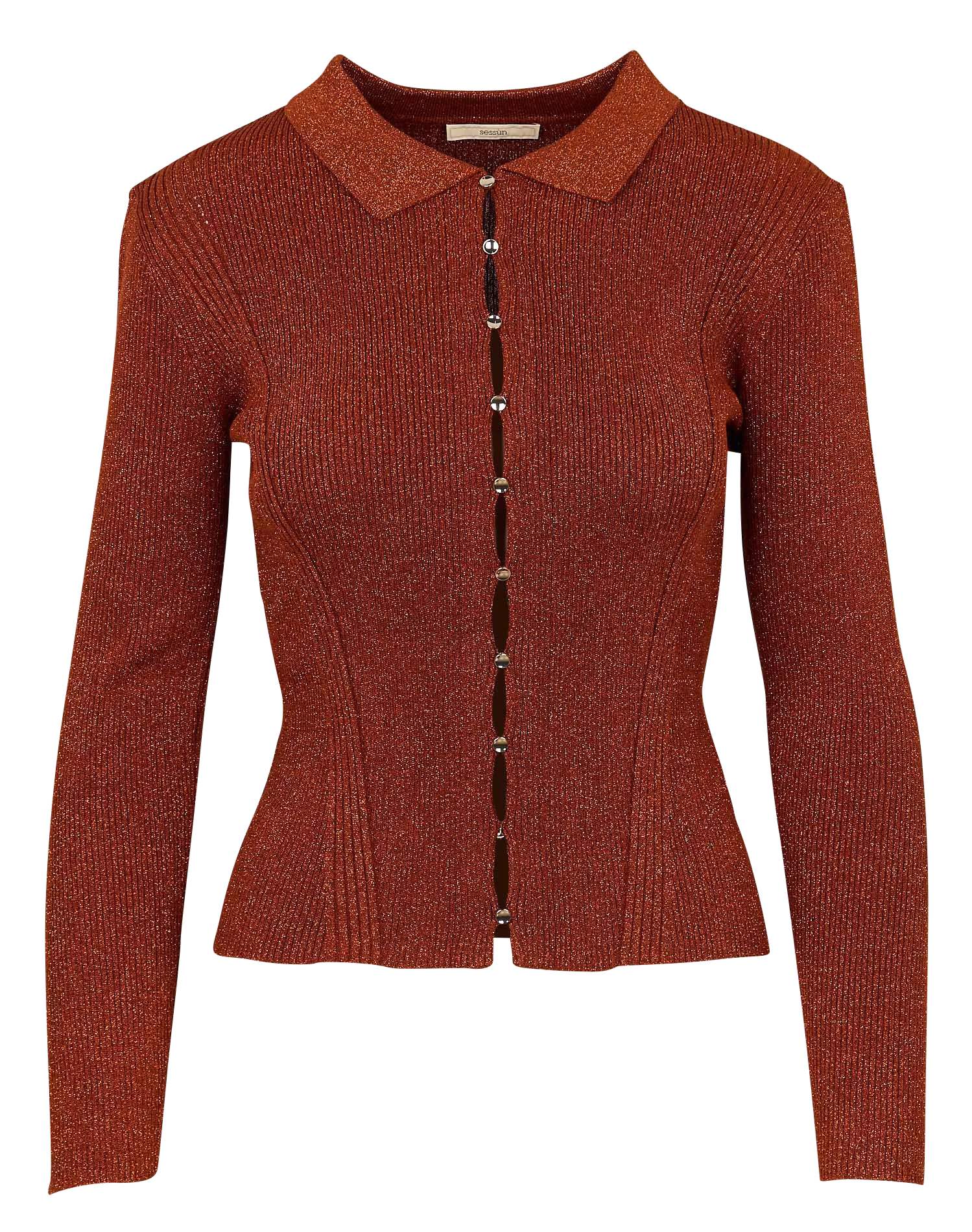  SESSUN   MOONOSEE - Maglione con collo a polo | Rosso