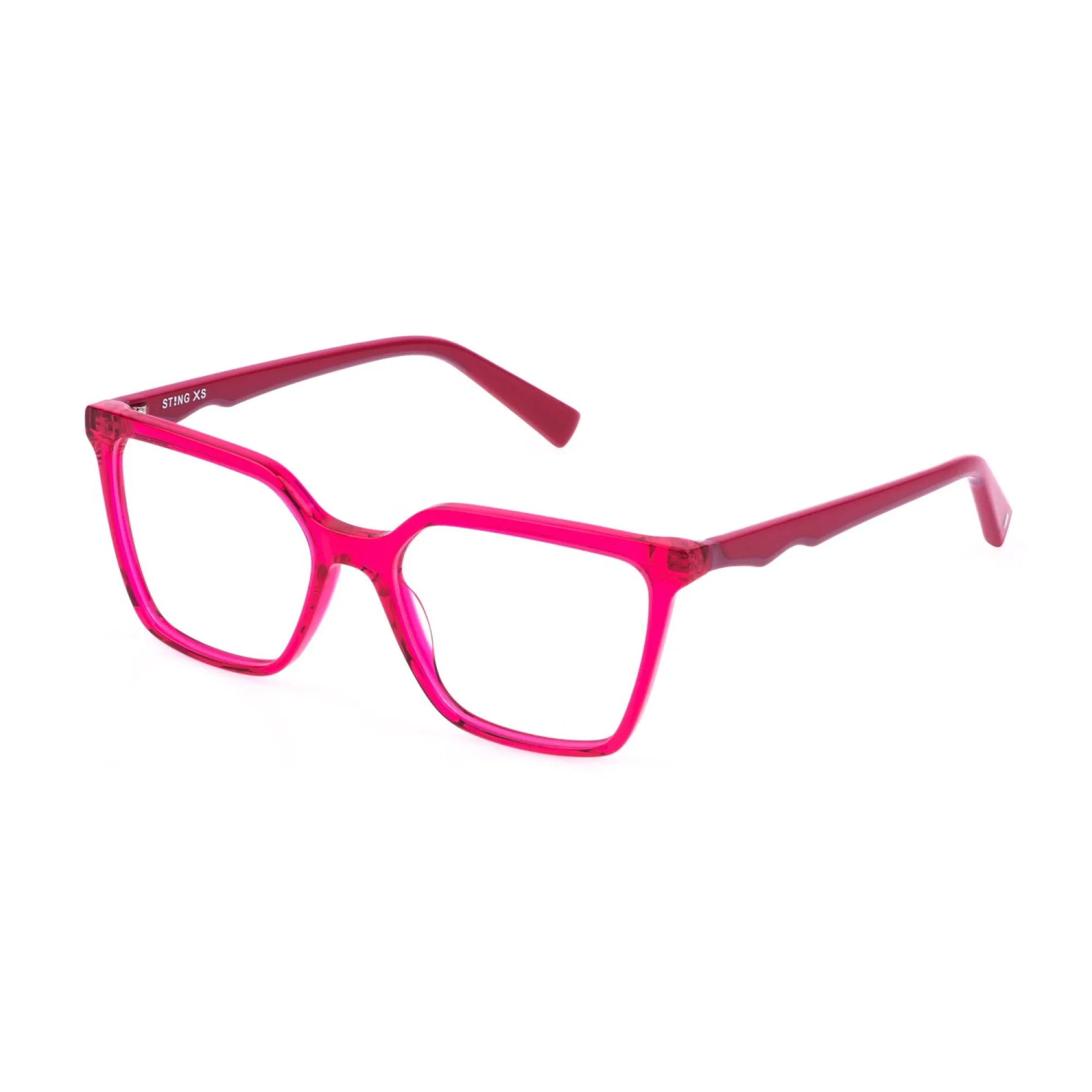  Sting VSJ742 - 09PC Rosso Trasparente Lucido | Occhiale Da Vista Bambino Unisex 