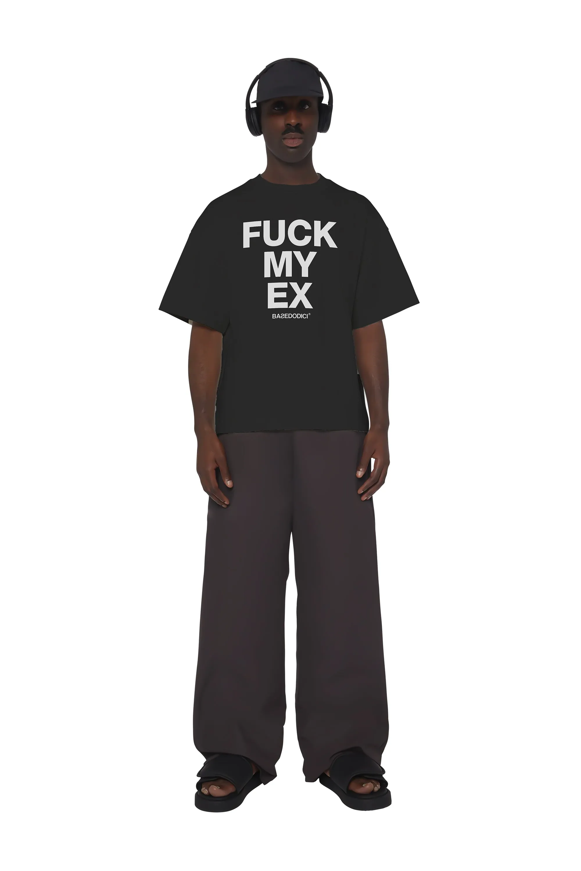T-Shirt “FLASHCAPSULE” FCK'MY'EX Black