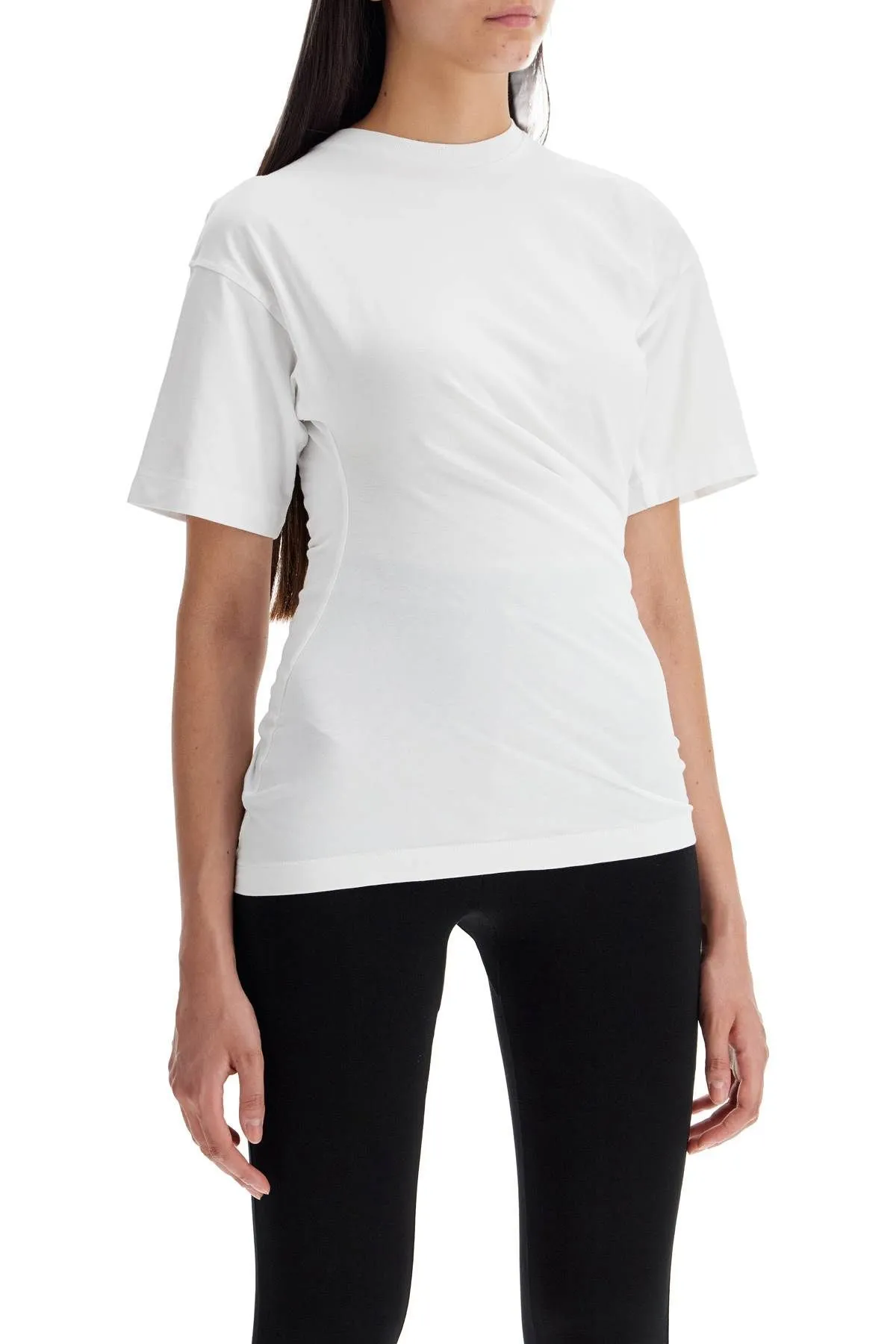 T-shirt ritorta in cotone organico