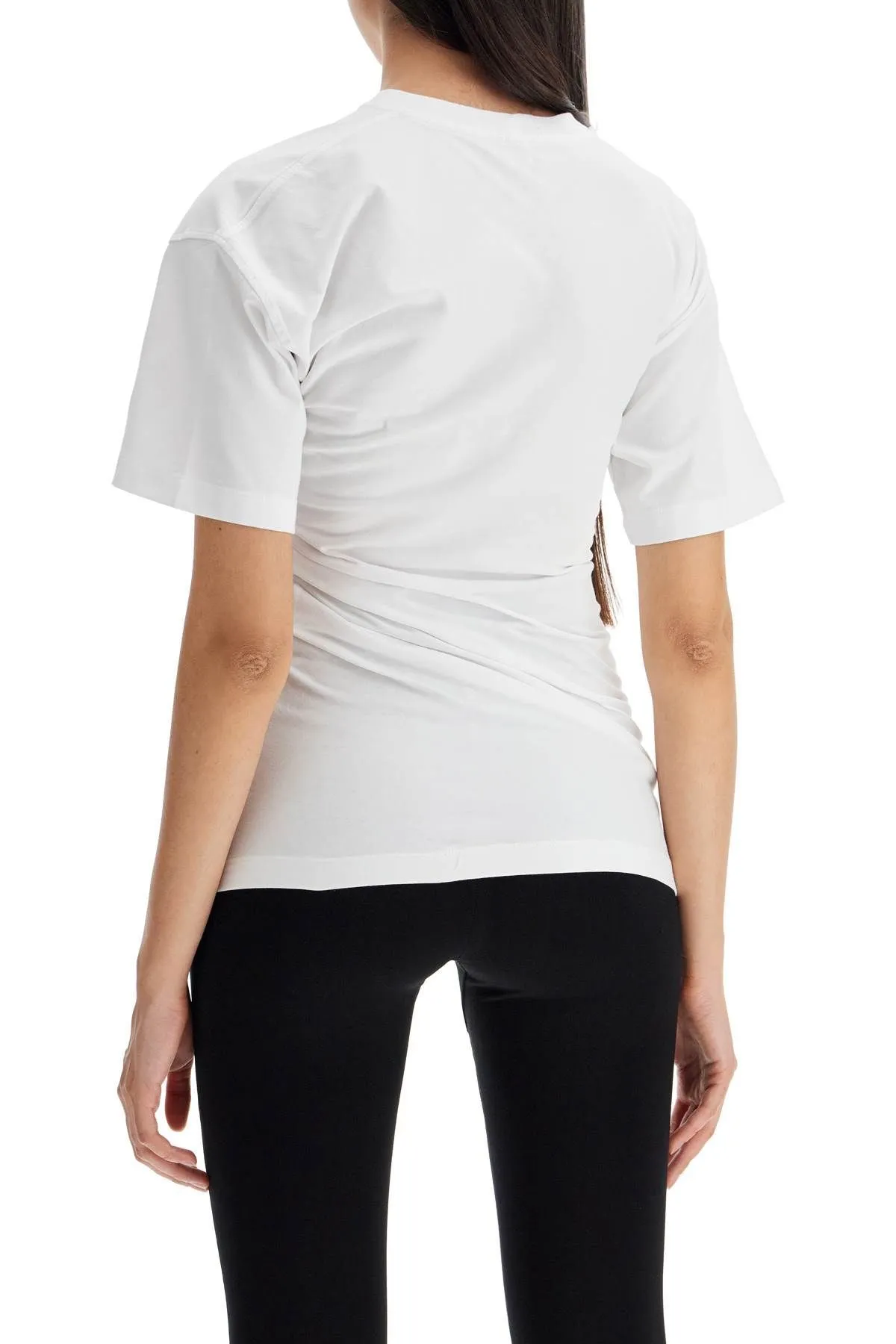 T-shirt ritorta in cotone organico