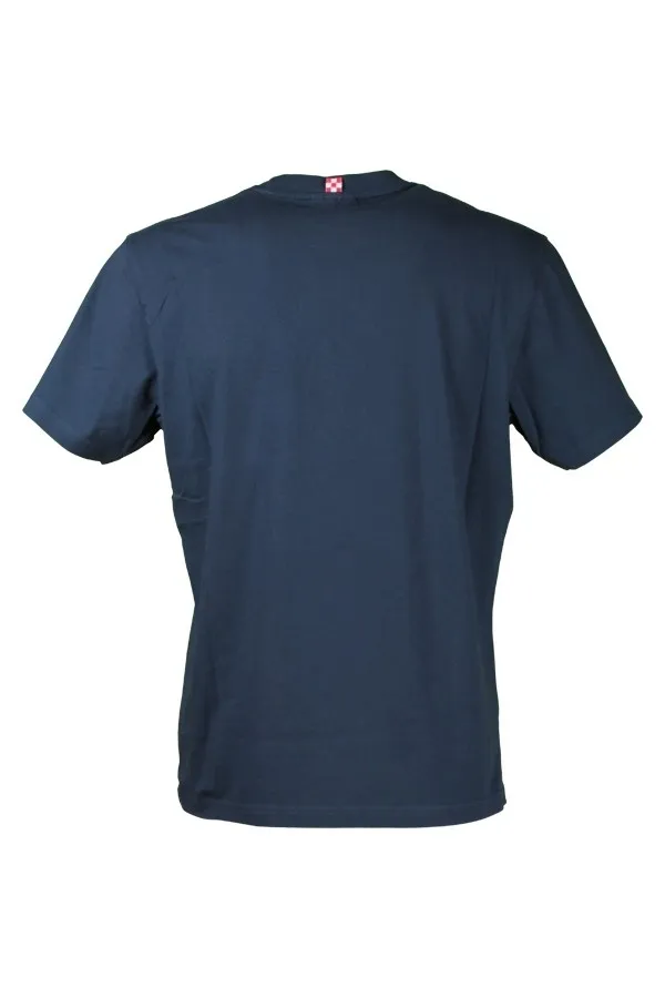 T-shirt Uomo Saint Barth Mc2 Blue