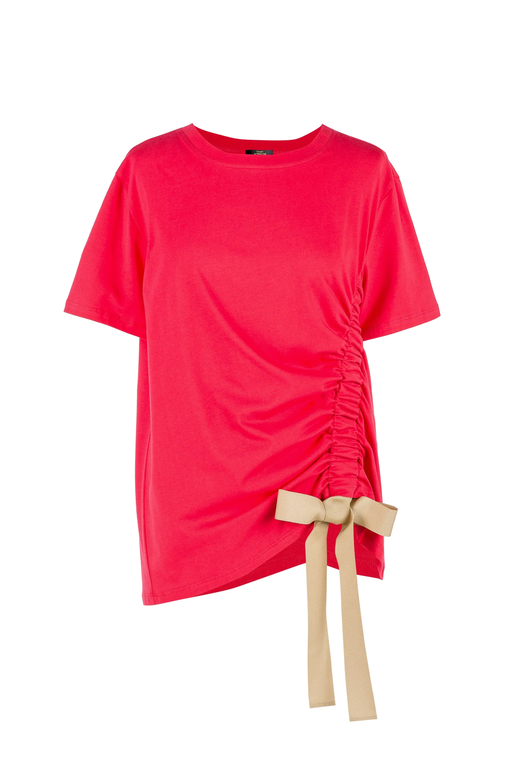 T-Shirt with Application / Orange