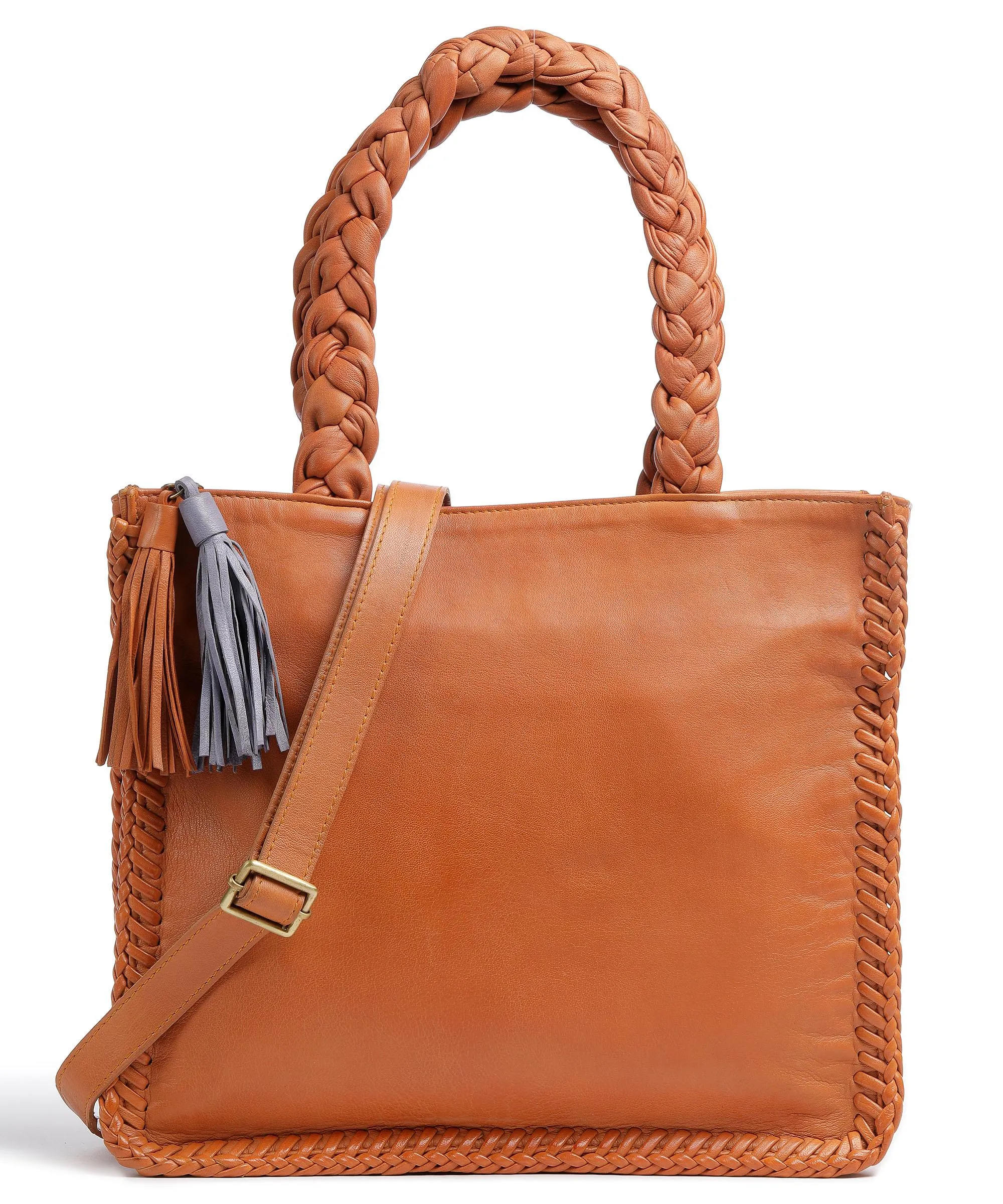  Taschendieb Wien Fürstengasse 1 Borsa a mano pelle di pecora arancio  
