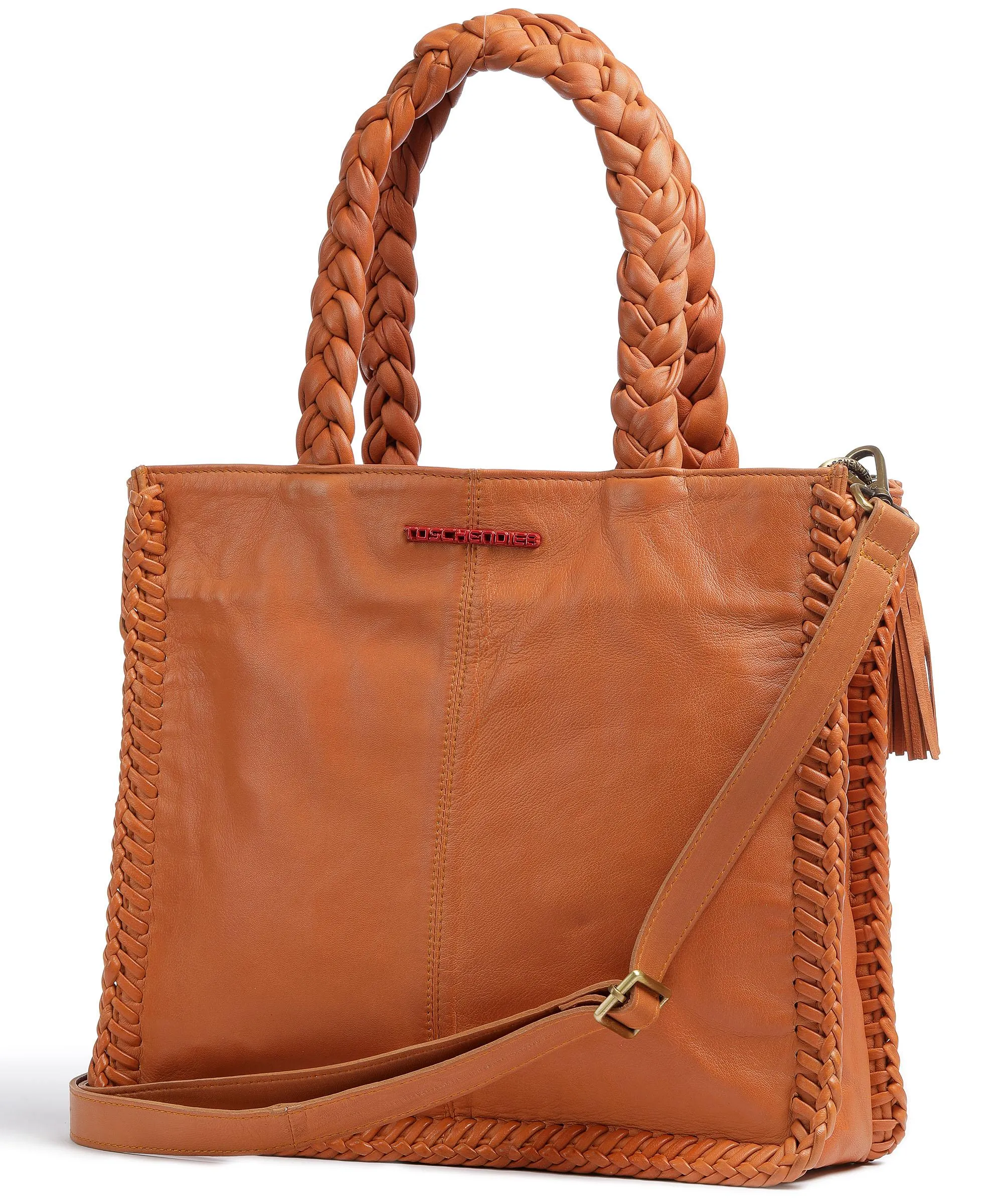  Taschendieb Wien Fürstengasse 1 Borsa a mano pelle di pecora arancio  
