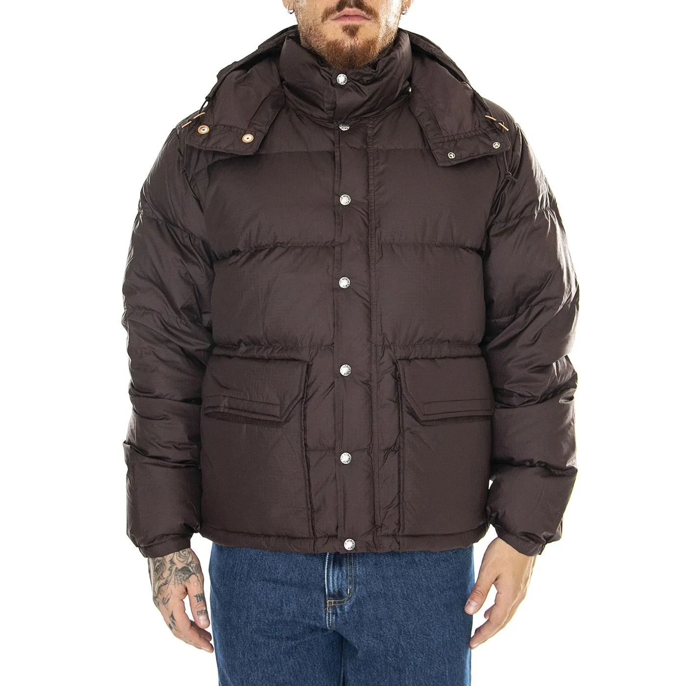 The North Face M 71 Sierra Down Short Jacket Coal Brown - Giacca Invernale Uomo Marrone    