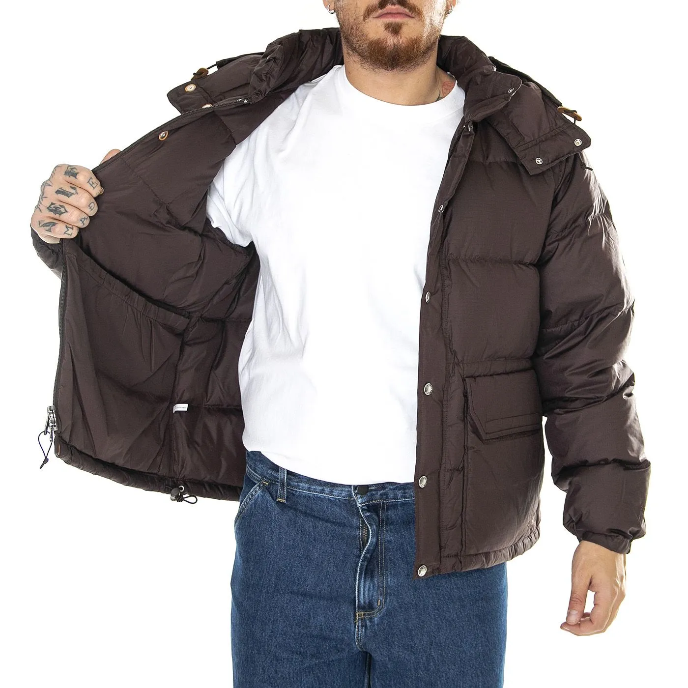 The North Face M 71 Sierra Down Short Jacket Coal Brown - Giacca Invernale Uomo Marrone    