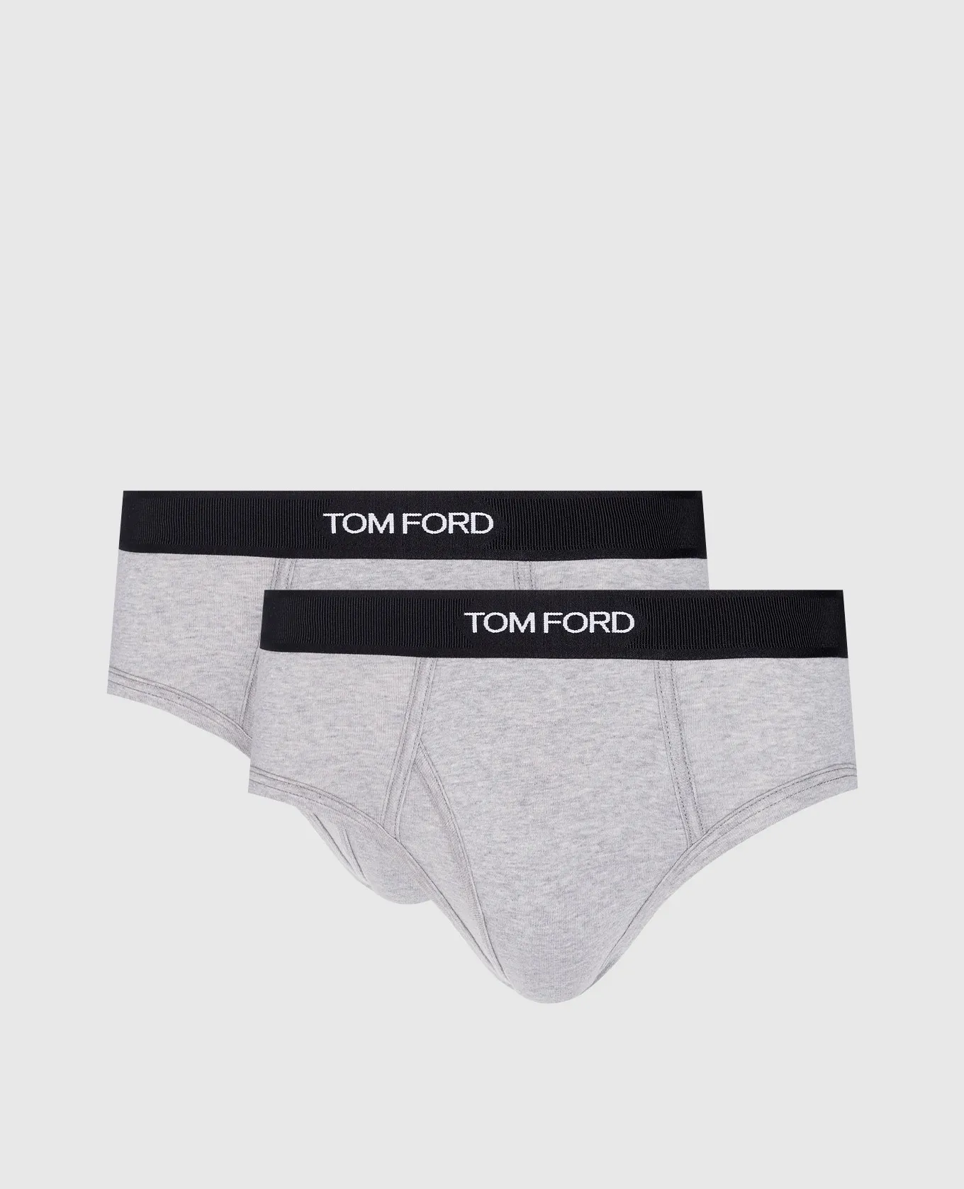Tom Ford Set di slip grigi con logo T4XC11040
