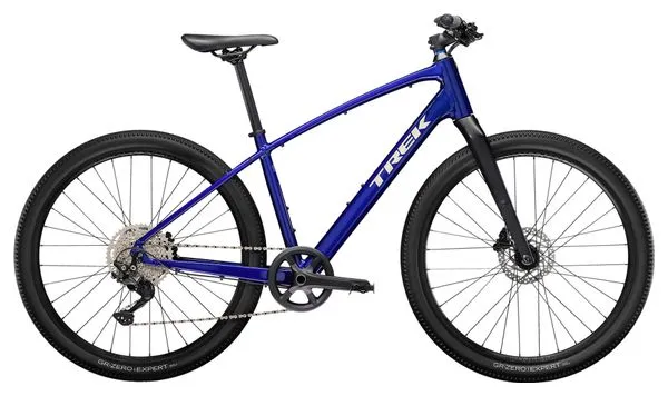 Trek Dual Sport 3 Fitness Bike Shimano Deore 10V 650mm Blue 2023