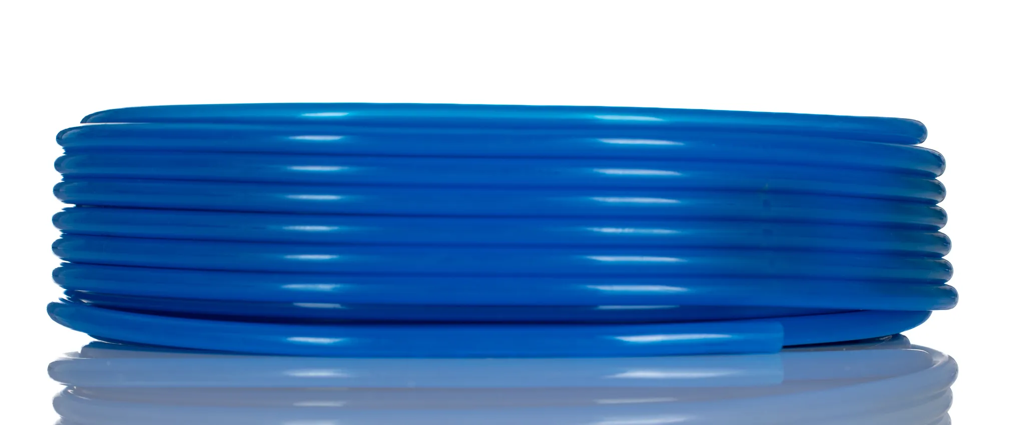 Tubo per aria compressa RS PRO in Poliuretano, Ø int. 4mm, Ø est. 6mm, lungh. 30m, col. Blu